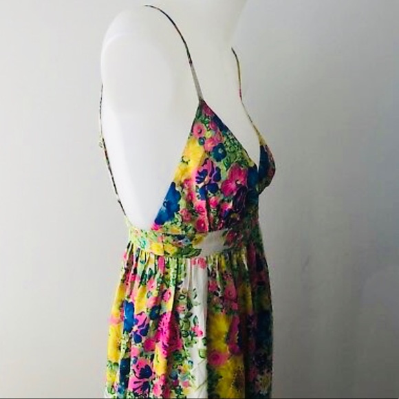 Topshop Petite Floral Maxi Boho Slip Dress - Picture 8 of 8